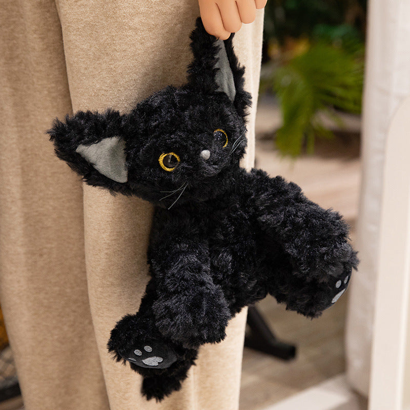 Black Cat Plush Toy Doll