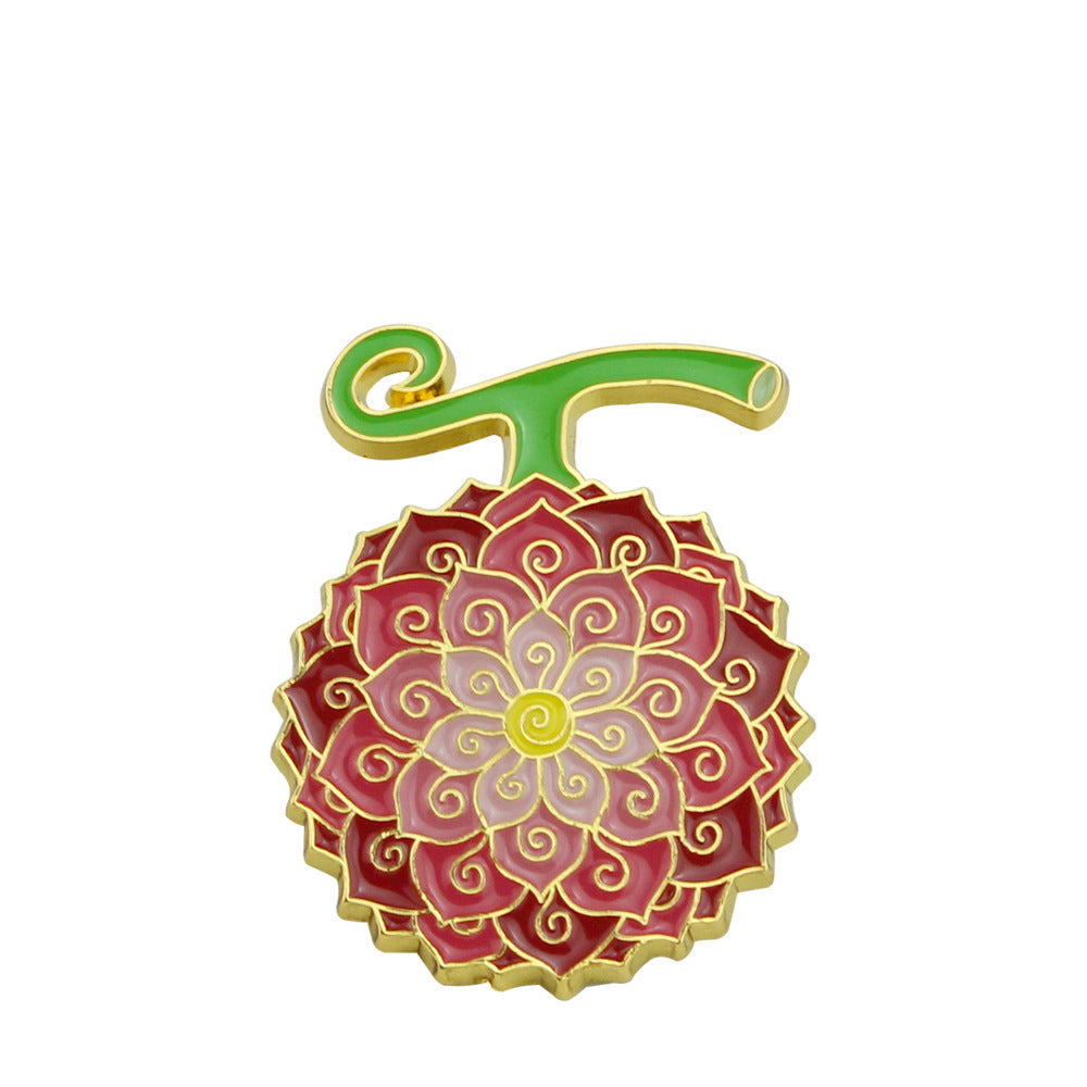 Lovely Devil Fruit Badge Brooch