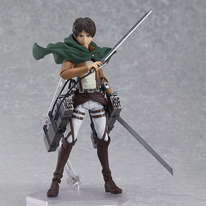 Eren Mikasa Figure Movable Doll