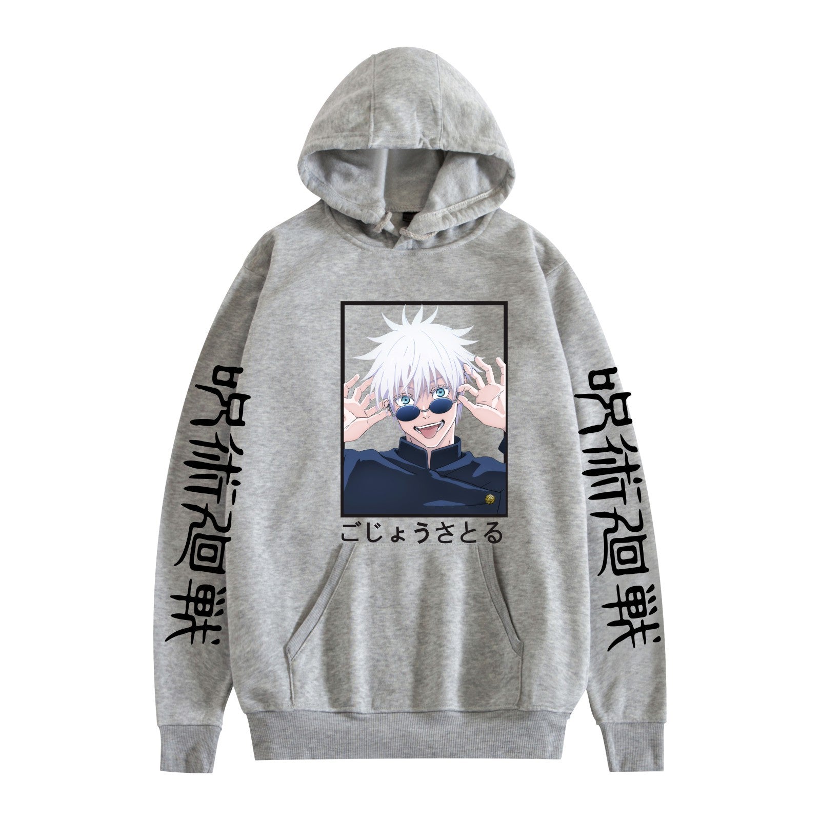 Unisex Anime Print Casual Loose Hoodie