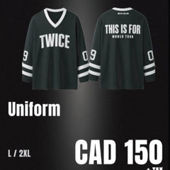 TWICE < THIS IS FOR > TOUR V-neck T-shirt