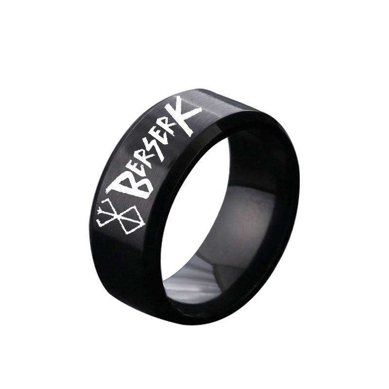 Cool Anime Logo Laser Ring