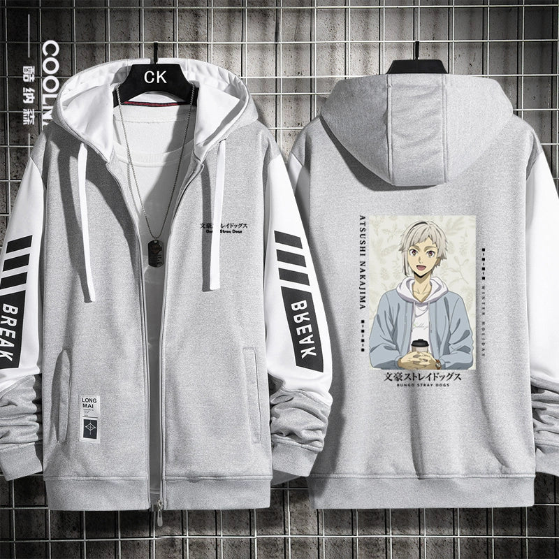 Trendy Anime Zipper Thin Cardigan Hoodie