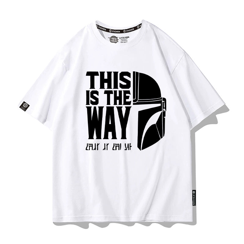 Men's Mandalorian Short Sleeve Cartoon T-Shirt