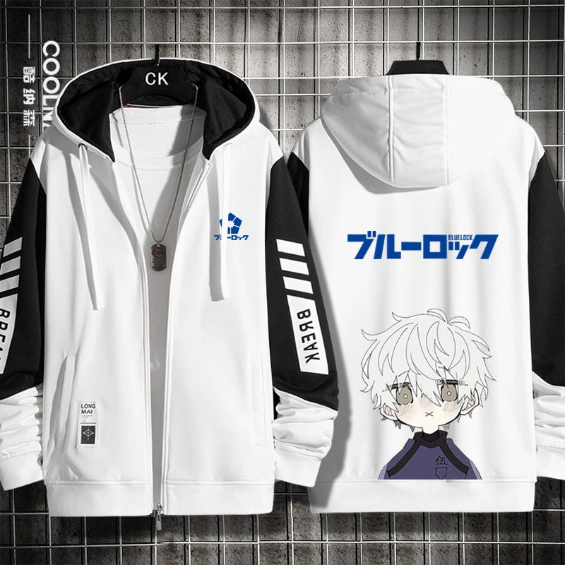 Cool Anime Printed Cardigan Thin Hoodie