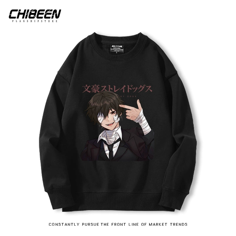 Unisex Anime Crew Neck Sweatshirt Top
