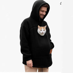 Cozy Cat Pouch Hoodie – Wearable Pet Carrier