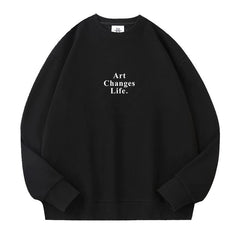 KPOP Letter Pullover Hoodie Sweatshirt