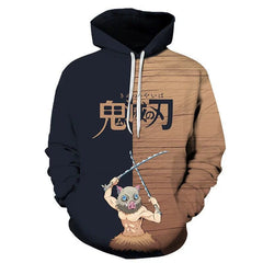 Unisex Trendy Anime Cosplay 3D Printed Pullover Hoodie