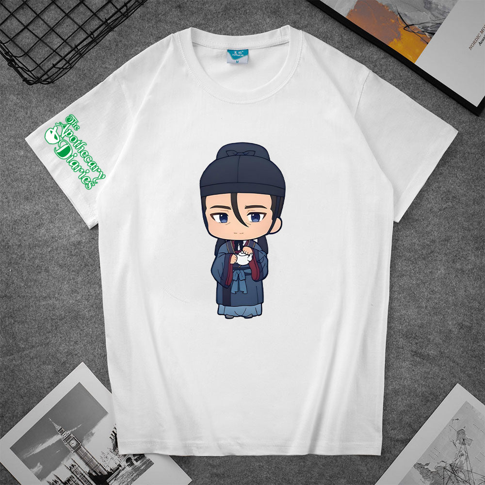 Trendy Girl's Anime Short Sleeve T-Shirt