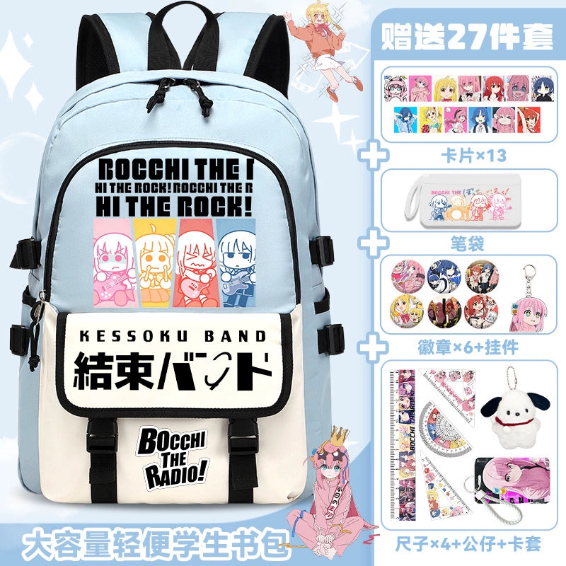Large Capacity Waterproof Anime Backpack