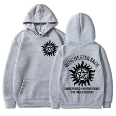 Unisex Winchester Bros Print Hoodie