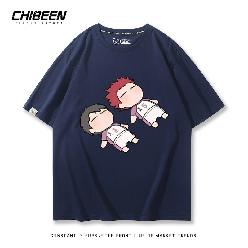 Unisex Anime Pattern Short Sleeve T-Shirt