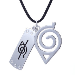 Trendy Anime Konoha Keychain Necklace