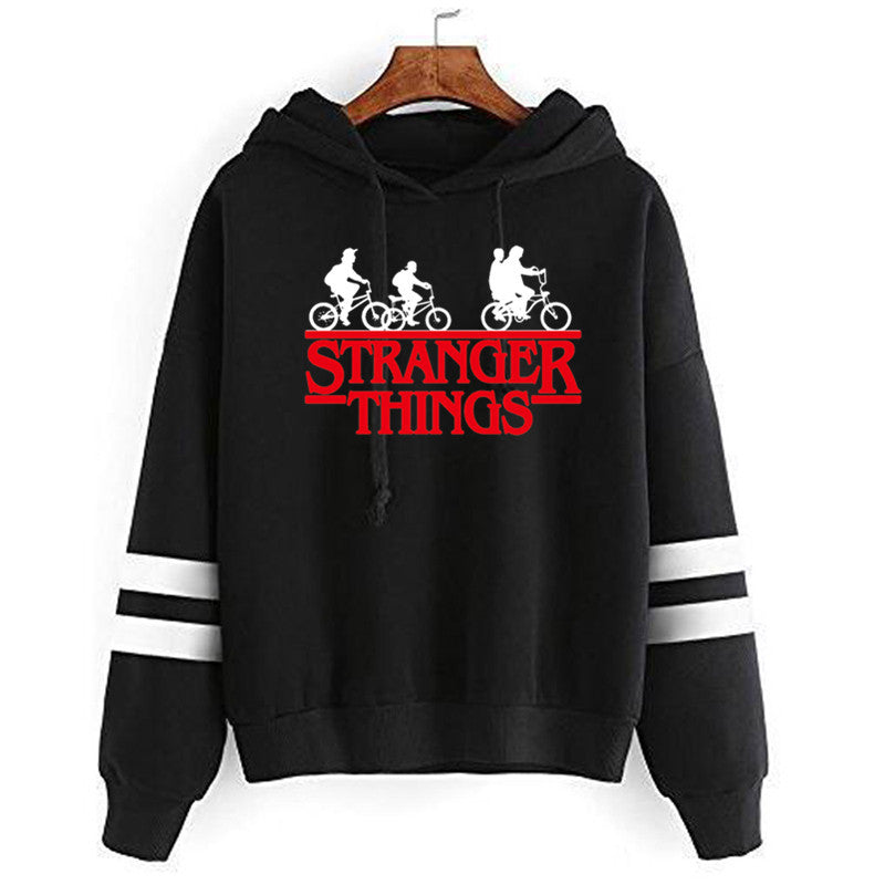 TV Drama Logo Printed Pullover Hoodie