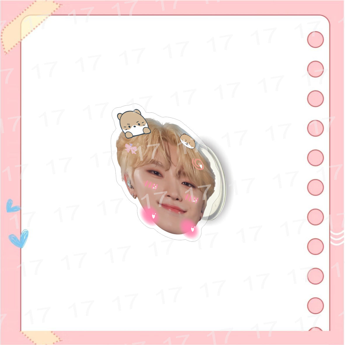 Cute Kpop Acrylic Phone Retractable Bracket
