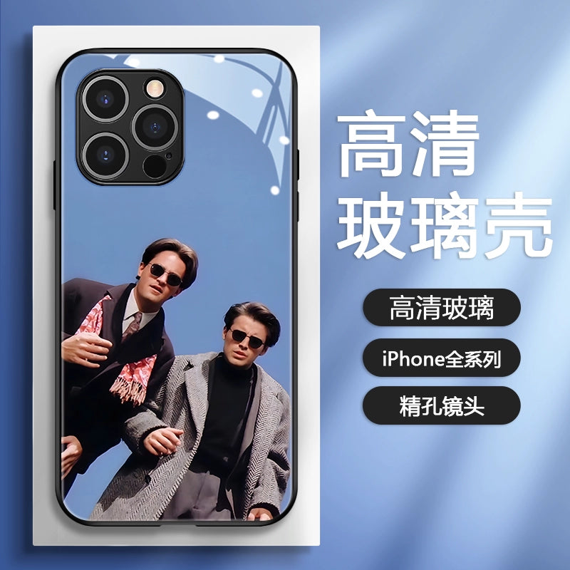 Creative Friends Glass IPhone Case