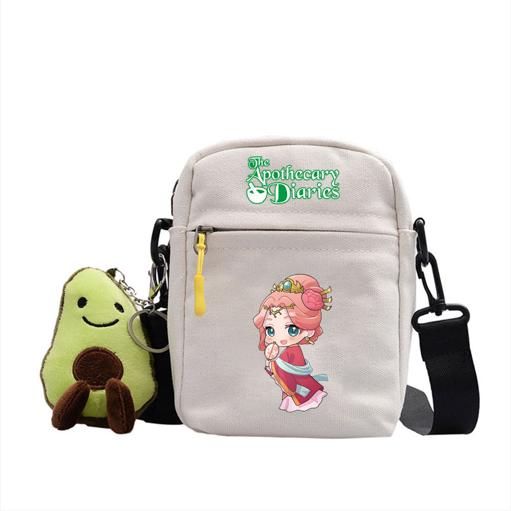 Versatile Anime Square Messenger Bag