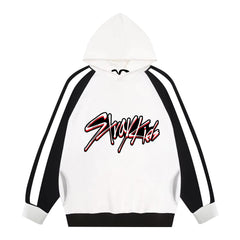 Unisex Kpop Album Logo Fleece Hoodie