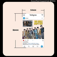 ENH Album THE SIN Transparent Photocard