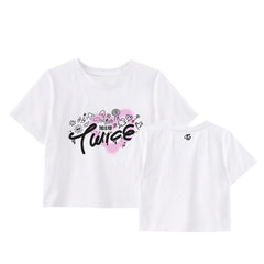 TWICE THIS IS FOR Printed Crew Neck T-Shirt