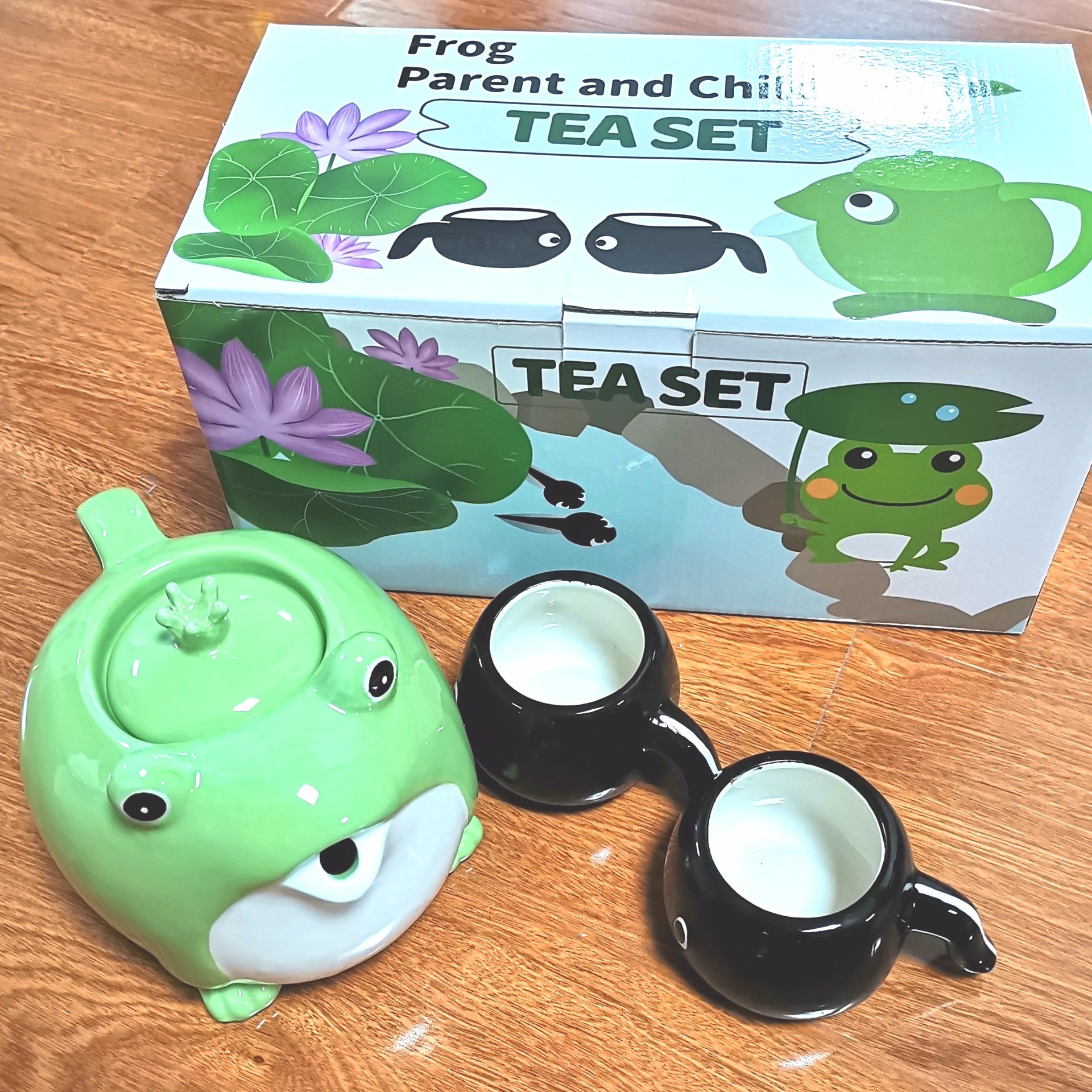 Cute Creative Frog Teapot Tea Set