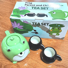 Cute Creative Frog Teapot Tea Set