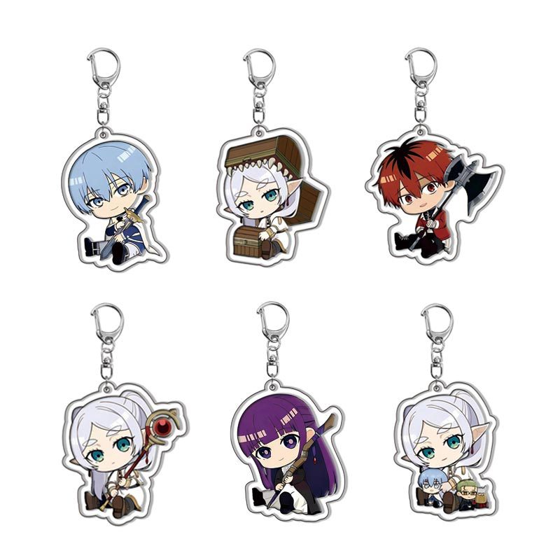 Frieren Acrylic Keychain Pendant 6PCS