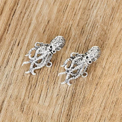 Retro Octopus Stud Earrings