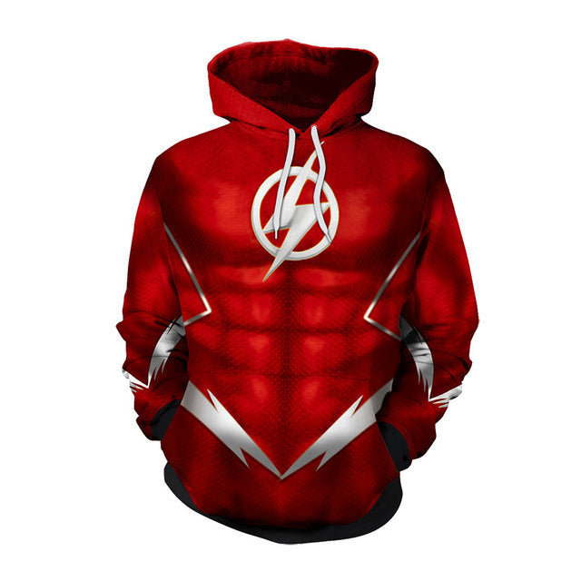 Unisex Comic Digital Printed Cosplay Loose Hoodie