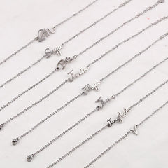 Trendy BTS Letter Necklace