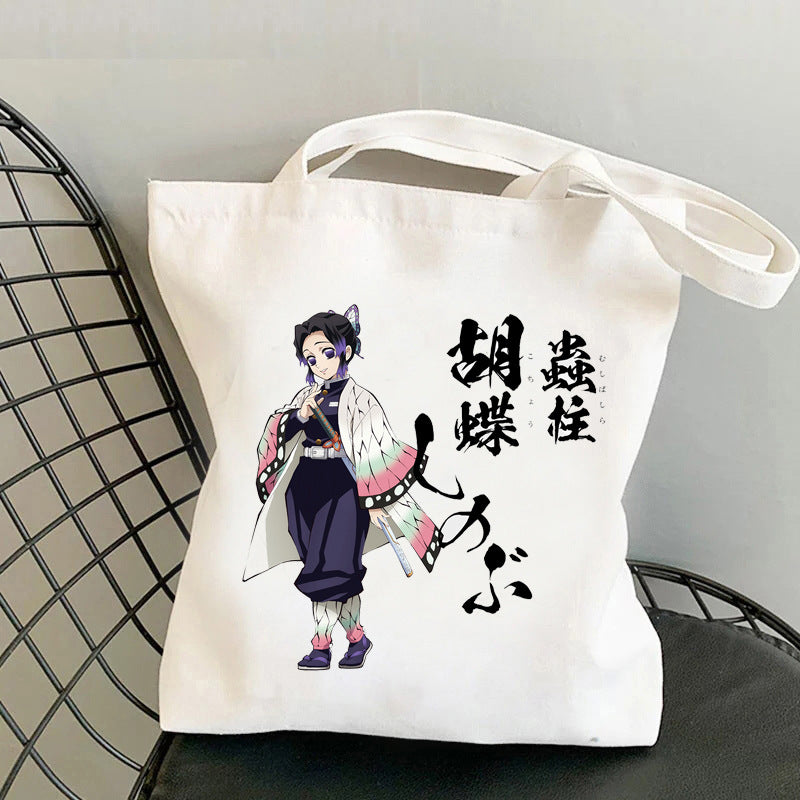 Cute Anime Canvas Handbag