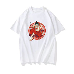 Unisex Short-sleeved Luffy Zoro Graphic T-shirt