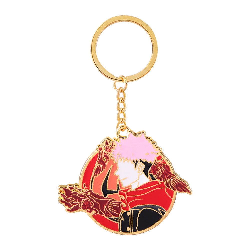 Cute Anime Gojo Keychain Brooch Pendant