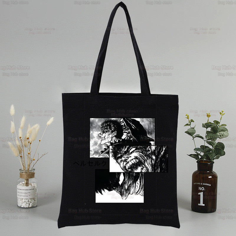 Guts Anime Printed Canvas Tote Bag