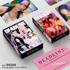 30pcs BP Album DEADLINE Holographic Photocard