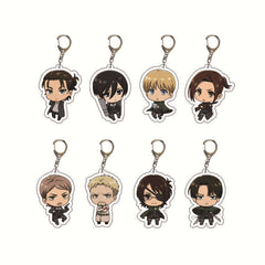 AOT Acrylic Keychain Pendant 8PCS