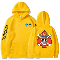 Unisex Portgas D. Ace Cosplay Relaxed Hoodie