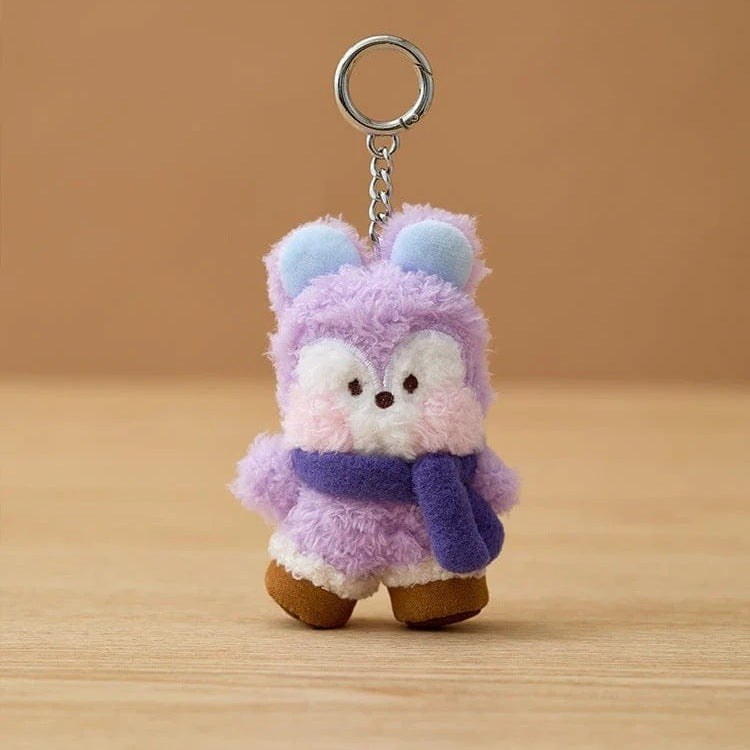 KPOP Mini Scarf Plush Doll Pendant