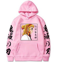 Unisex Anime Graphic Print Loose Hoodie