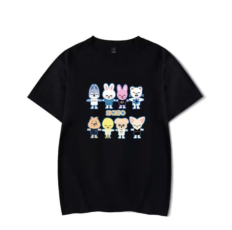 Hot Unisex Kpop Short-sleeved T-shirt