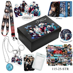 SKZ Album DOIT Photocard Sticker Necklace Gift Box