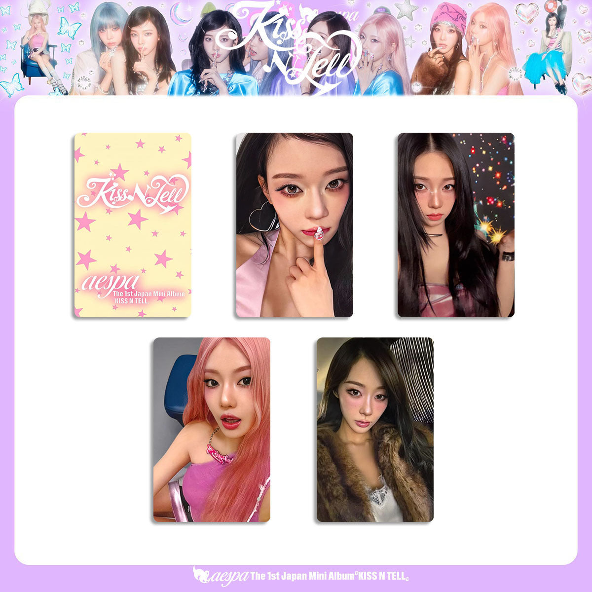 AE KISS N TELL Album Photocard Limited Edition