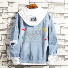 EN- BLOOD SAGA Tour Hooded Denim Jacket