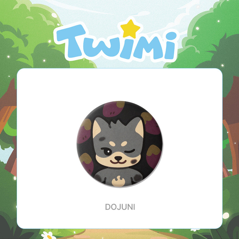 TWIMI 42 Forest Badge Keyring Set