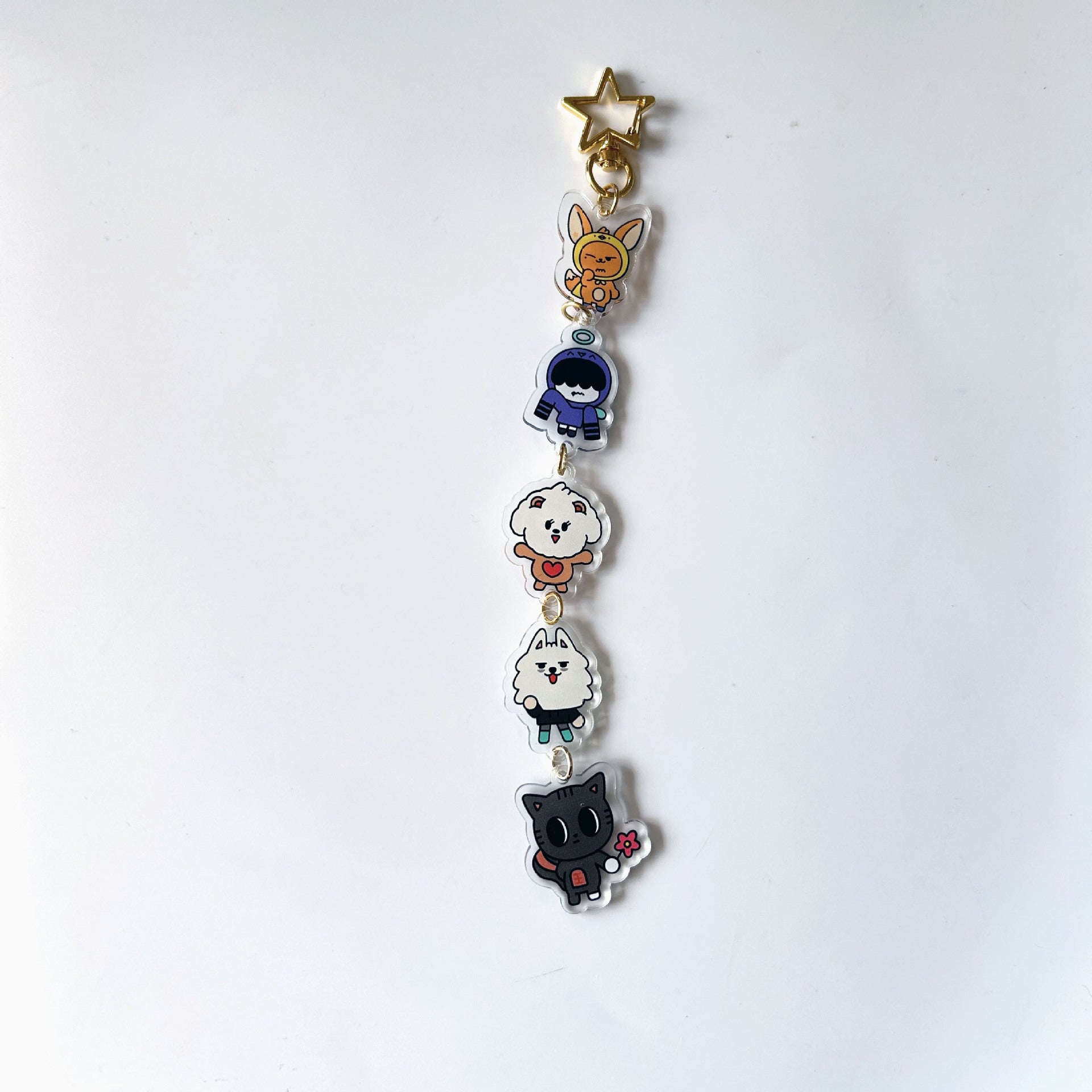 Box Keychain String TXT Acrylic Cartoon String Pendant Keychain – TTAesthetic