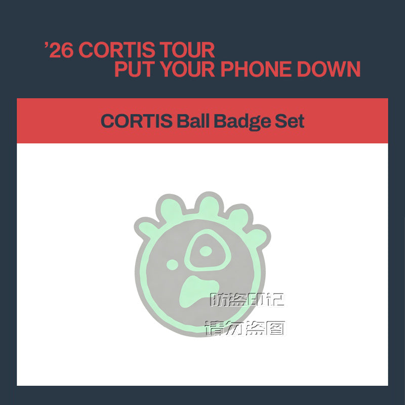 Cortis Ball Acrylic Brooch PP Clip