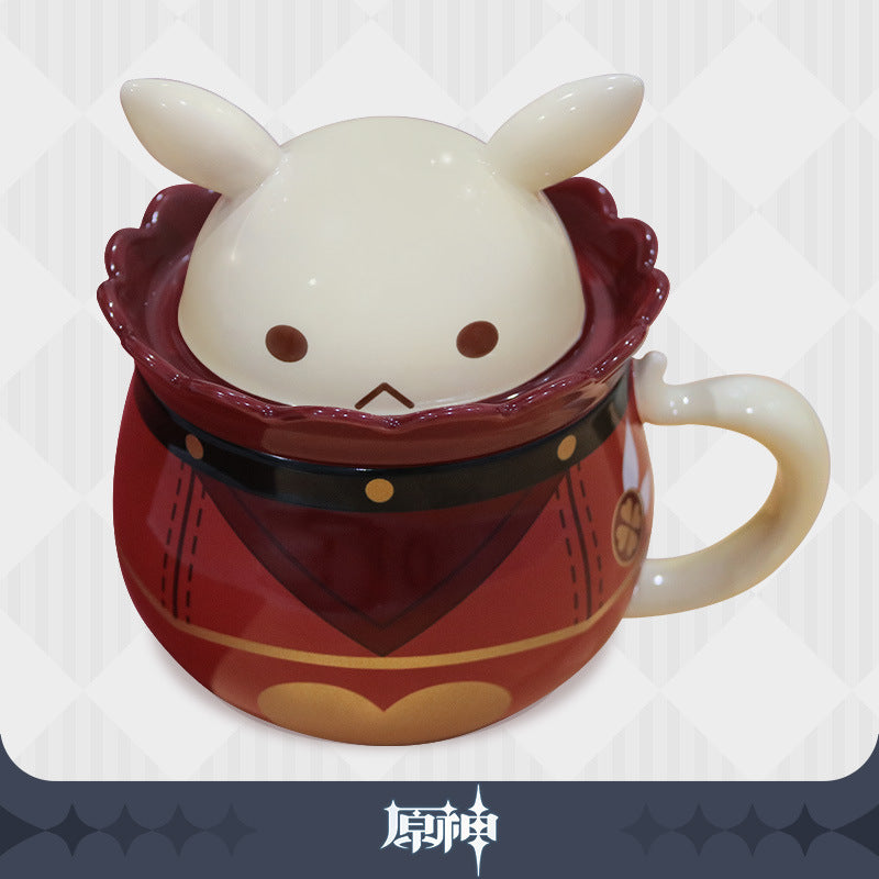 Cute Game Klee Mug Wuth Lid