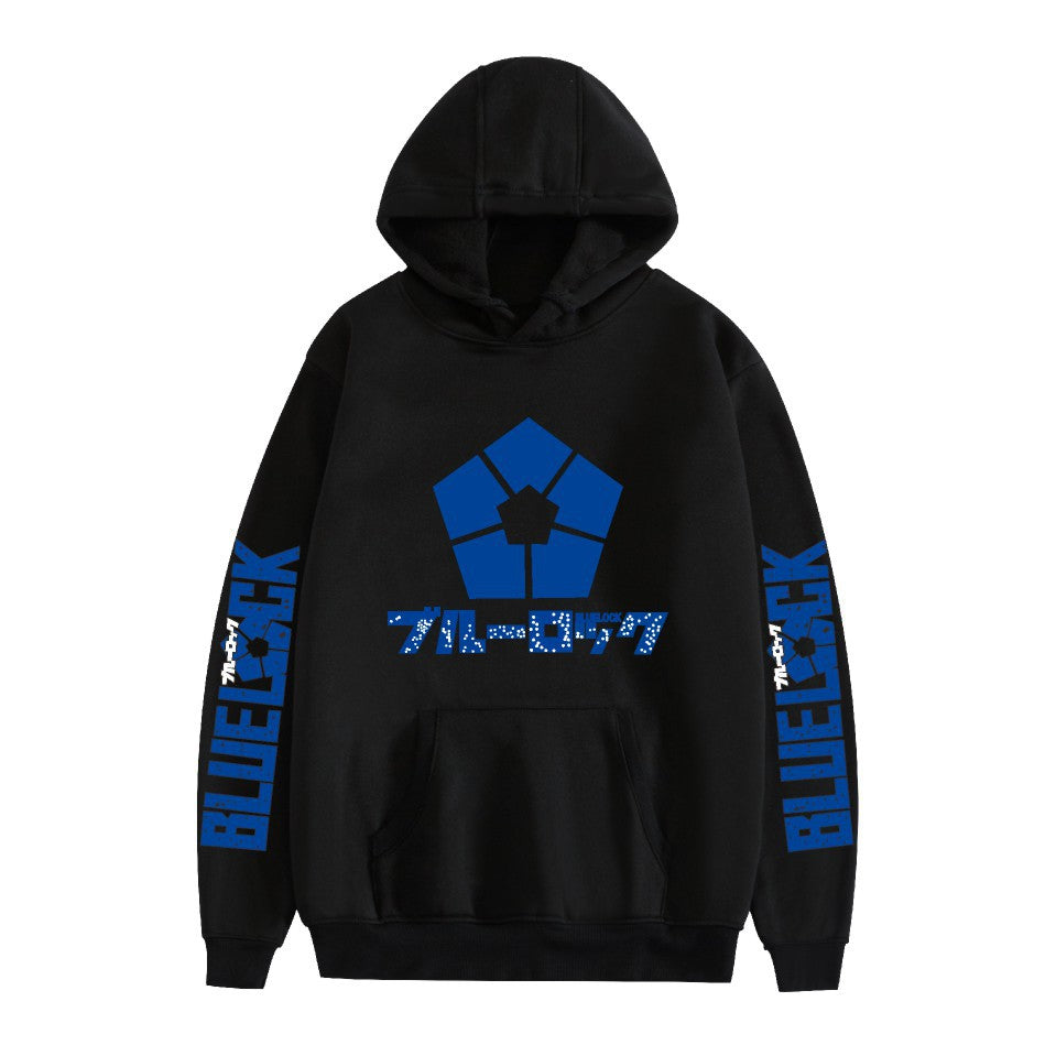 Casual Anime Graphic Printed Pullover Hoodie