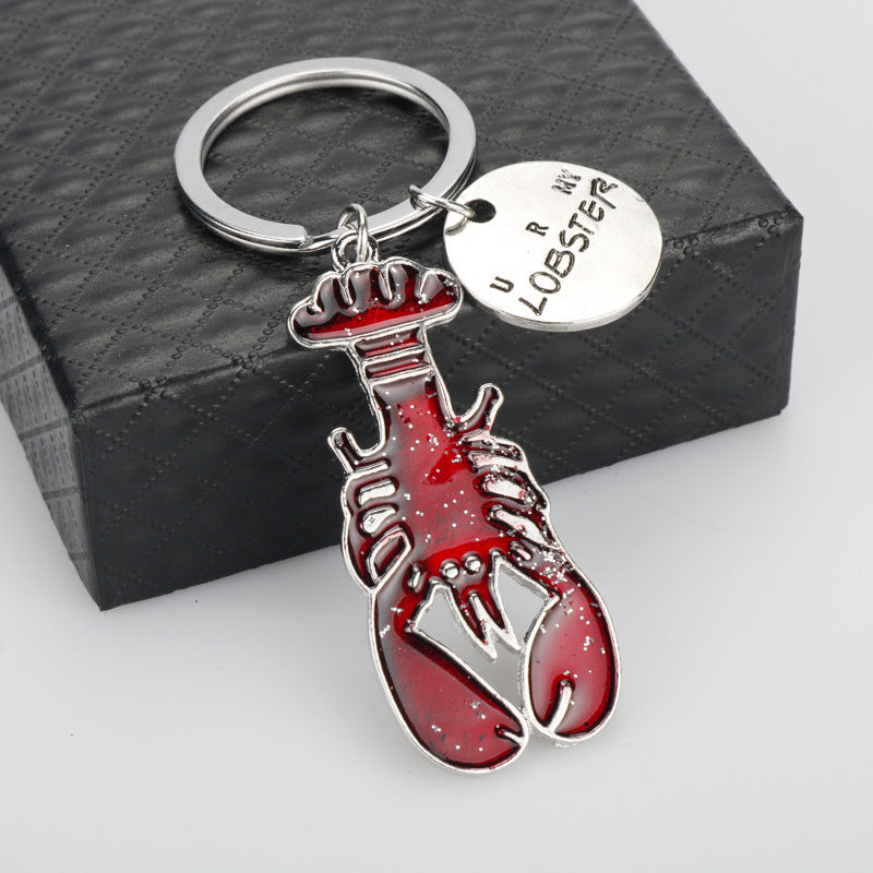 Friends U R My Lobster Keychain Pendant